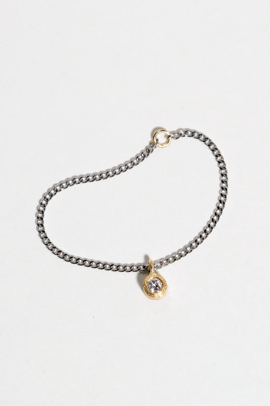 Full Moon Diamond Chain Ring