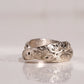 Arabesque White Gold Twin Ring