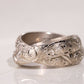 Arabesque White Gold Twin Ring