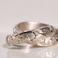 Arabesque White Gold Twin Ring