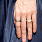 Arabesque White Gold Twin Ring