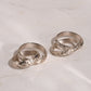 Arabesque White Gold Twin Ring