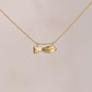 Diamond Fish Necklace