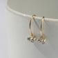 Star Double Diamond Drop Earrings