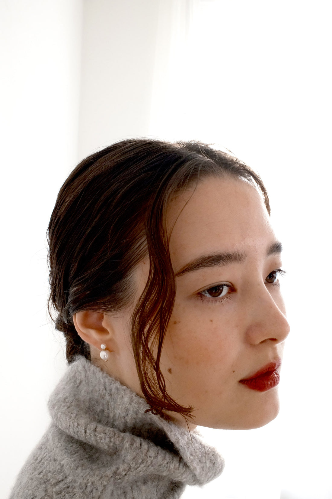 Double Akoya Pearl Earrings