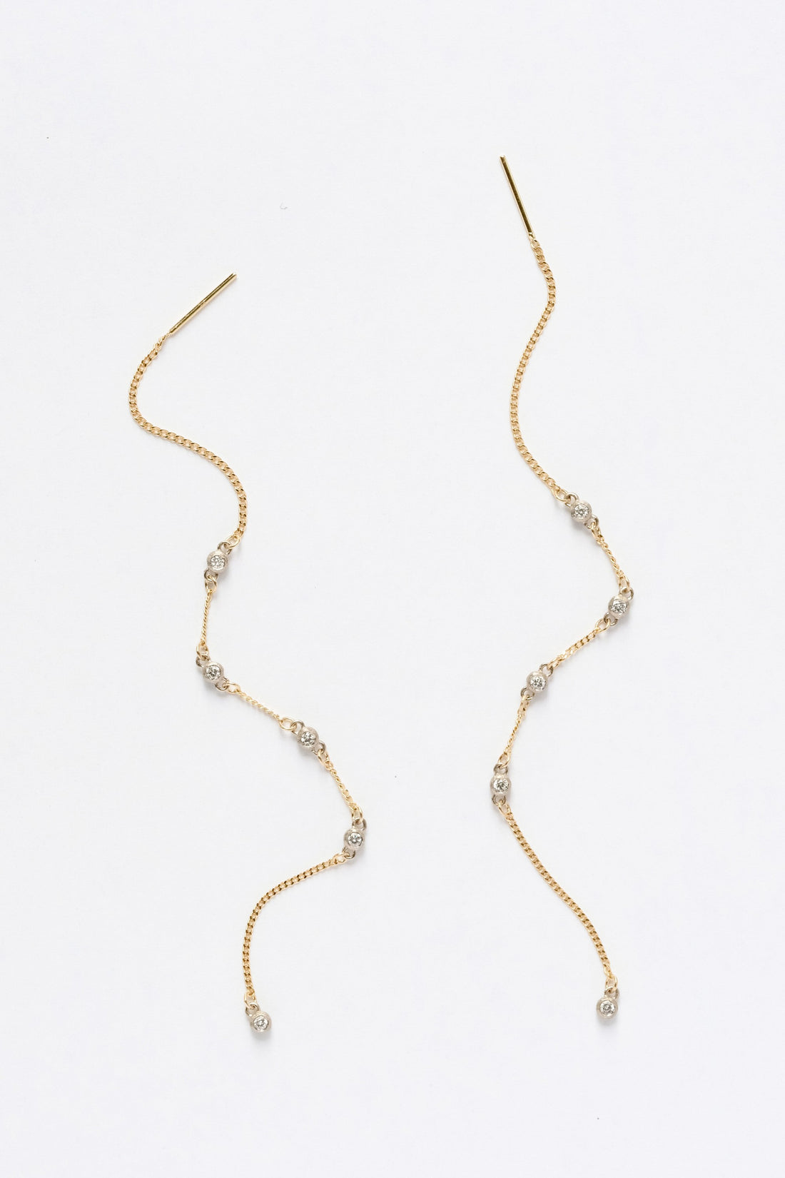 Star Station Diamond Earrings (Short)