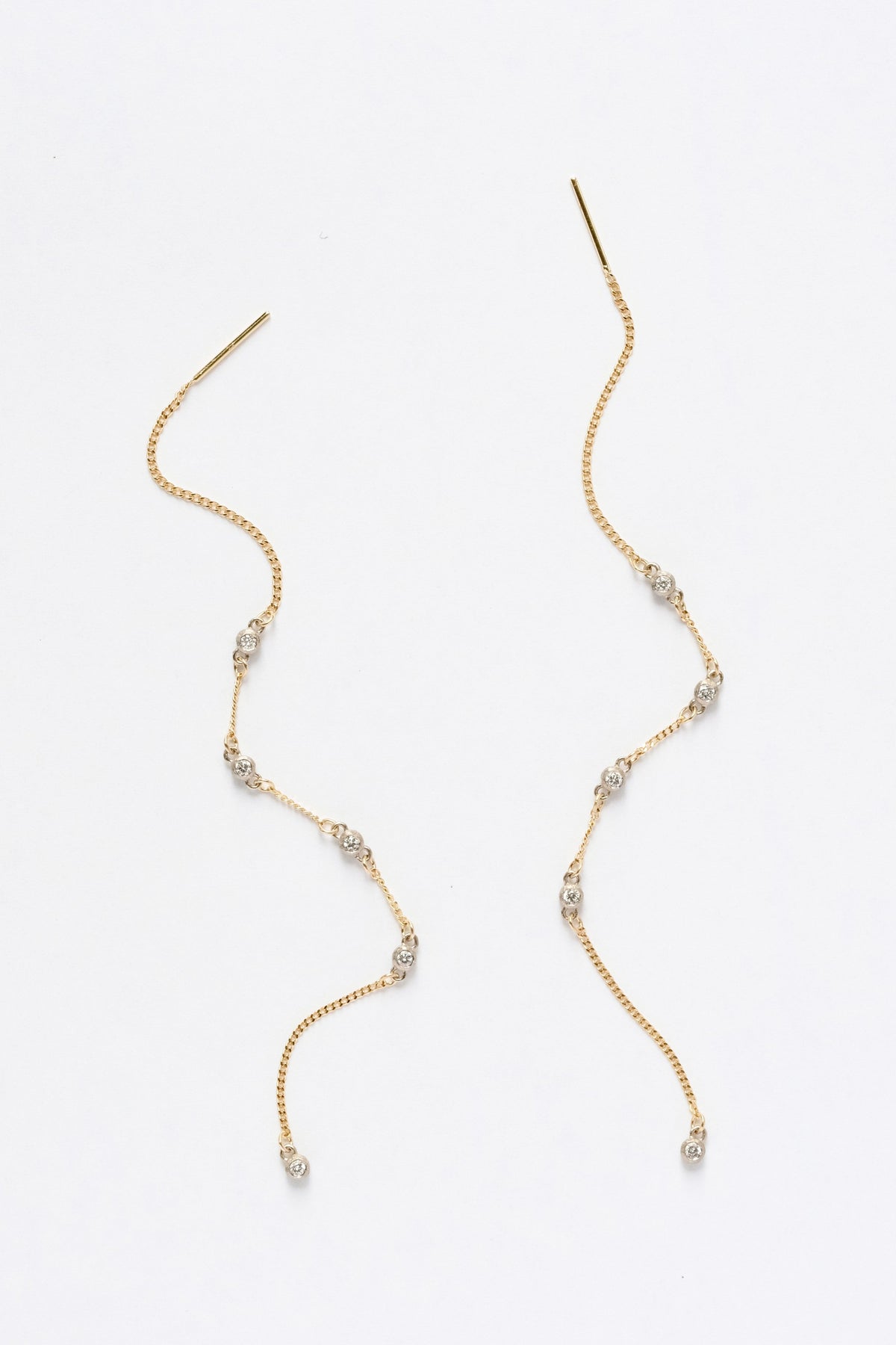 Star Station Diamond Earrings (Short)