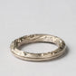 Gimmel White Gold Engraved Ring