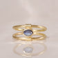 Orbit Alexandrite Cat's Eye Double Ring