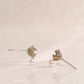 Grape Diamond & Akoya Pearl White Gold Earrings
