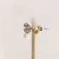 Grape Diamond & Akoya Pearl White Gold Earrings