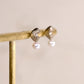 Akoya Pearl White Gold Earrings