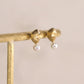 Akoya Pearl Yellow Gold Earrings