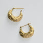 Arabesque Diamond Yellow Gold Earrings