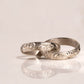 Arabesque White Gold Twin Ring