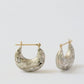 Arabesque Diamond White Gold Earrings