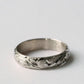 Arabesque White Gold Band Ring