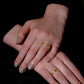 Arabesque Yellow Gold Twin Ring