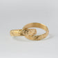 Arabesque Yellow Gold Twin Ring