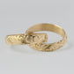 Arabesque Yellow Gold Twin Ring