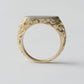 Arabesque Yellow Gold Signet Ring