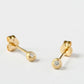 Diamond Yellow Gold Earrings