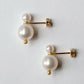 Double Akoya Pearl Earrings