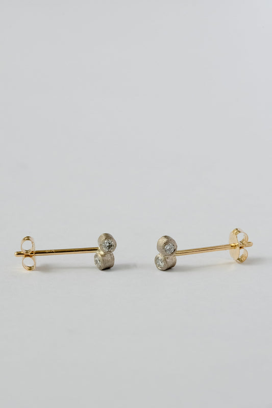 Star Double Diamond Earrings