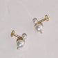Double Akoya Pearl Earrings