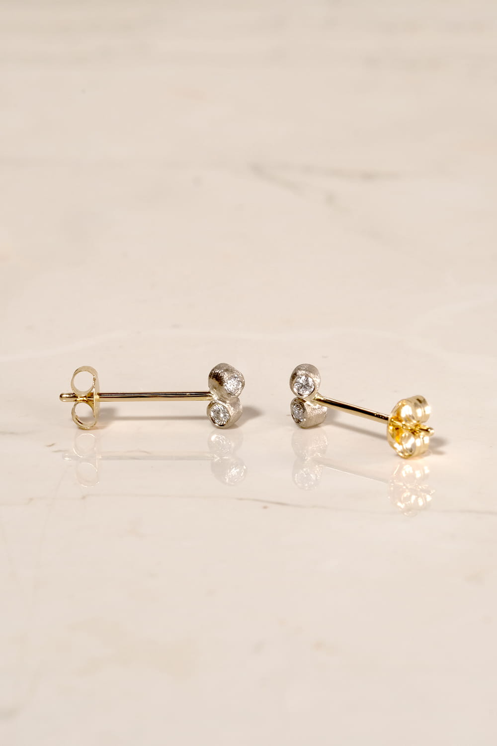 Star Double Diamond Earrings