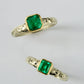 Pillar Emerald Ring (0.59ct)