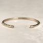 Arabesque White Gold Bangle