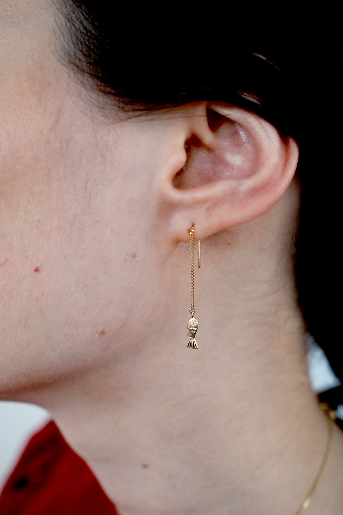 Diamond Fish Earrings