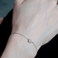 Grape White Gold Diamond Chain Bracelet