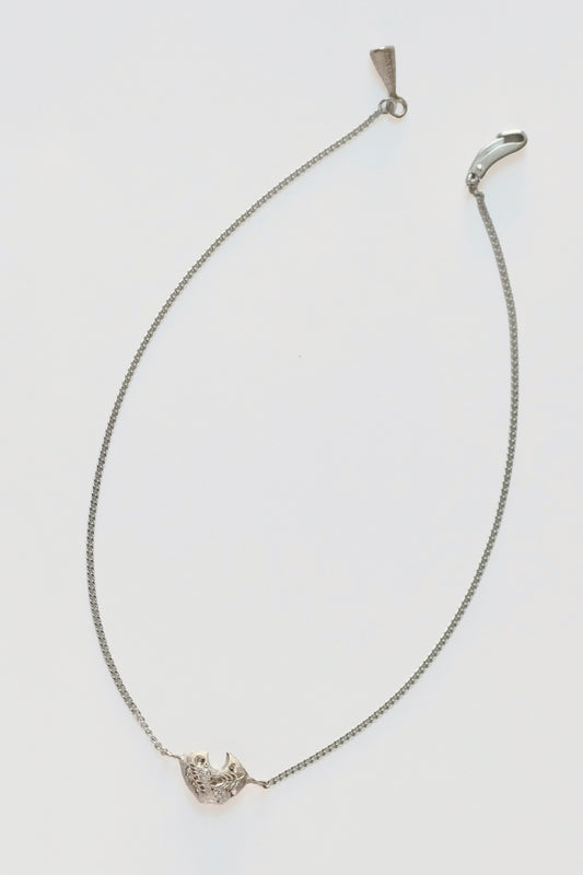 Grape White Gold Diamond Chain Bracelet