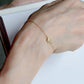 Grape Yellow Gold Diamond Chain Bracelet