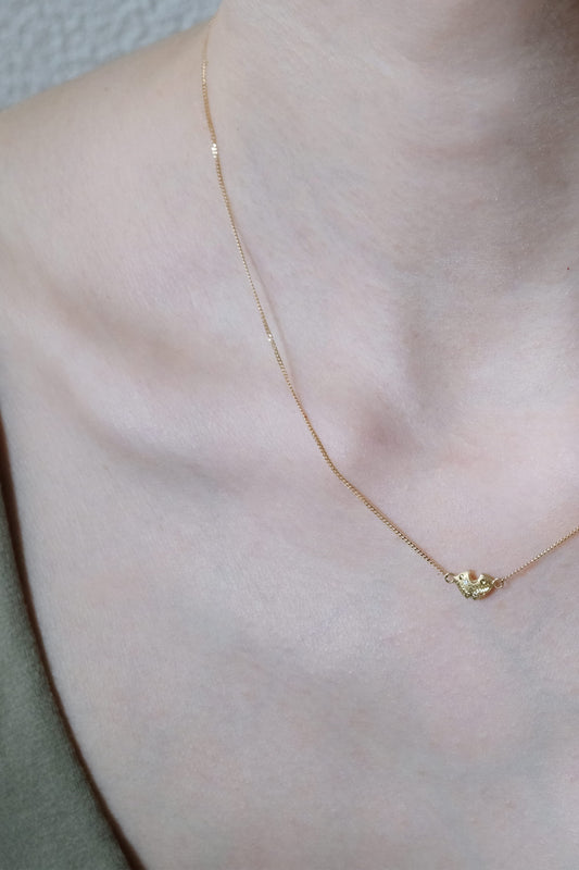 Grape Yellow Gold Diamond Necklace