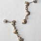 Grape White Gold Tiered Drop Earrings