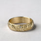 Grape Diamond Yellow Gold Dome Ring
