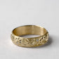 Grape Diamond Yellow Gold Dome Ring