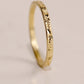 Flat Engraved Wedding Ring
