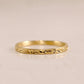 Flat Engraved Wedding Ring