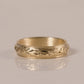 Band Engraved Wedding Ring