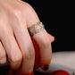 Sign Arabesque Diamond Ring