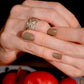 Sign Arabesque Diamond Ring