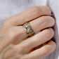 Sign Arabesque Diamond Ring