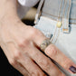 Sign Arabesque Diamond Ring