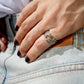 Sign Arabesque Diamond Ring