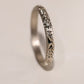 Dome Engraved Wedding Ring