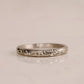 Dome Engraved Wedding Ring